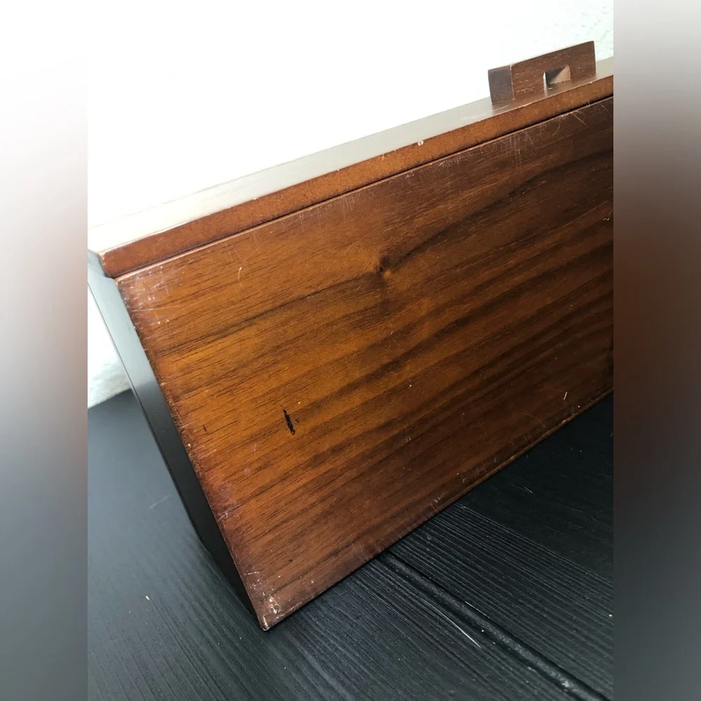Bey-Berk watch case solid wood  4 watch display